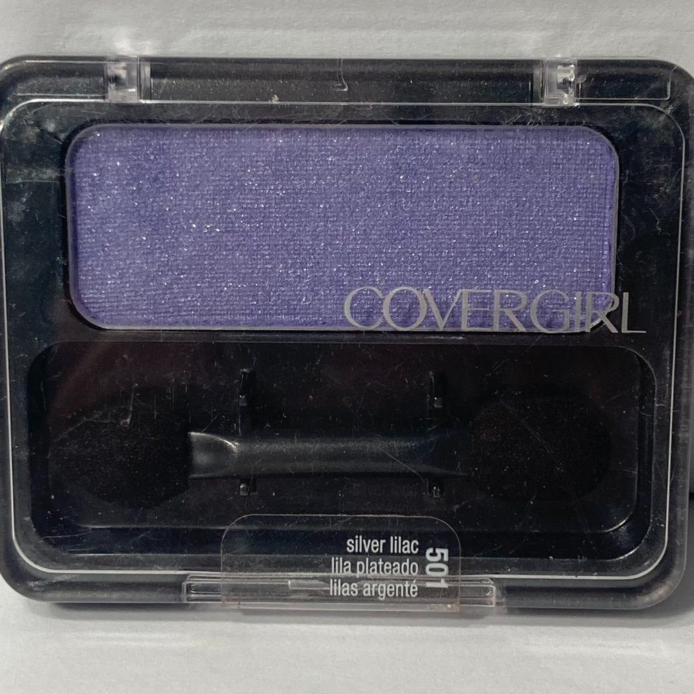 Covergirl Silver Lilac Eye Enhancers Single Eye Shadow 1) Eyeshadow DISCONTINUED